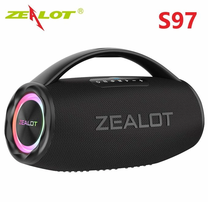 Zealot ZEALOT S97 Bluetooth Speaker Wireless Stereo Speaker 80W Booming Sound Colorful Lights